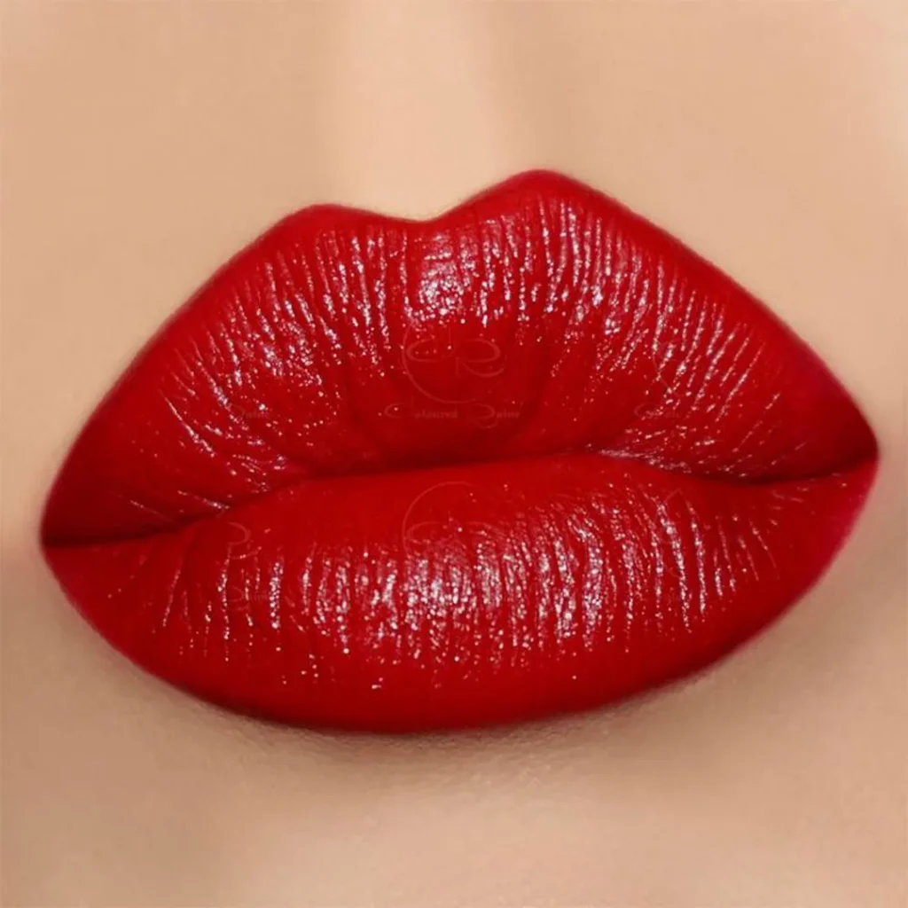 Scream red velvet lipstick