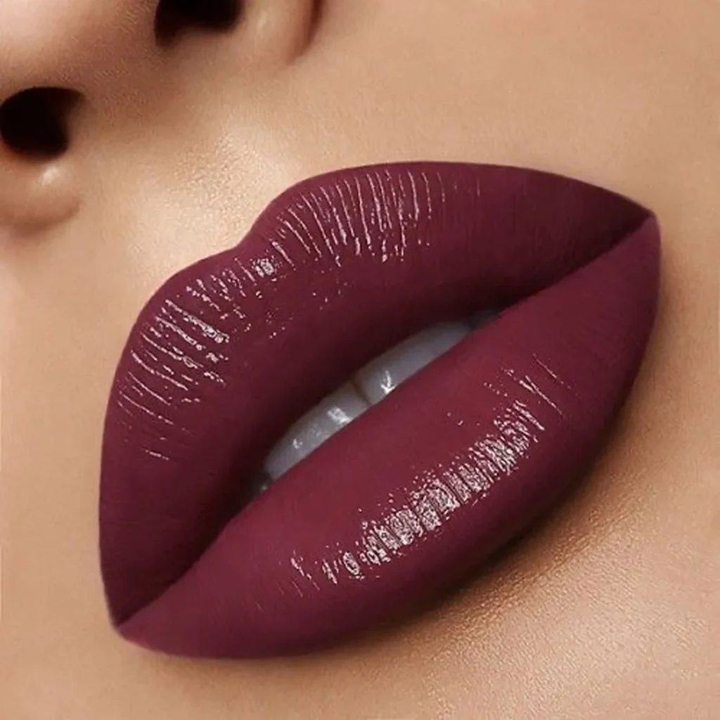 Purple velvet lipstick