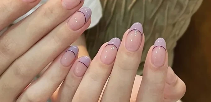 Chic French nail design