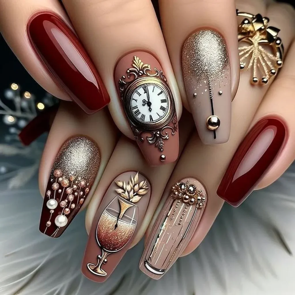 Attractive nail design