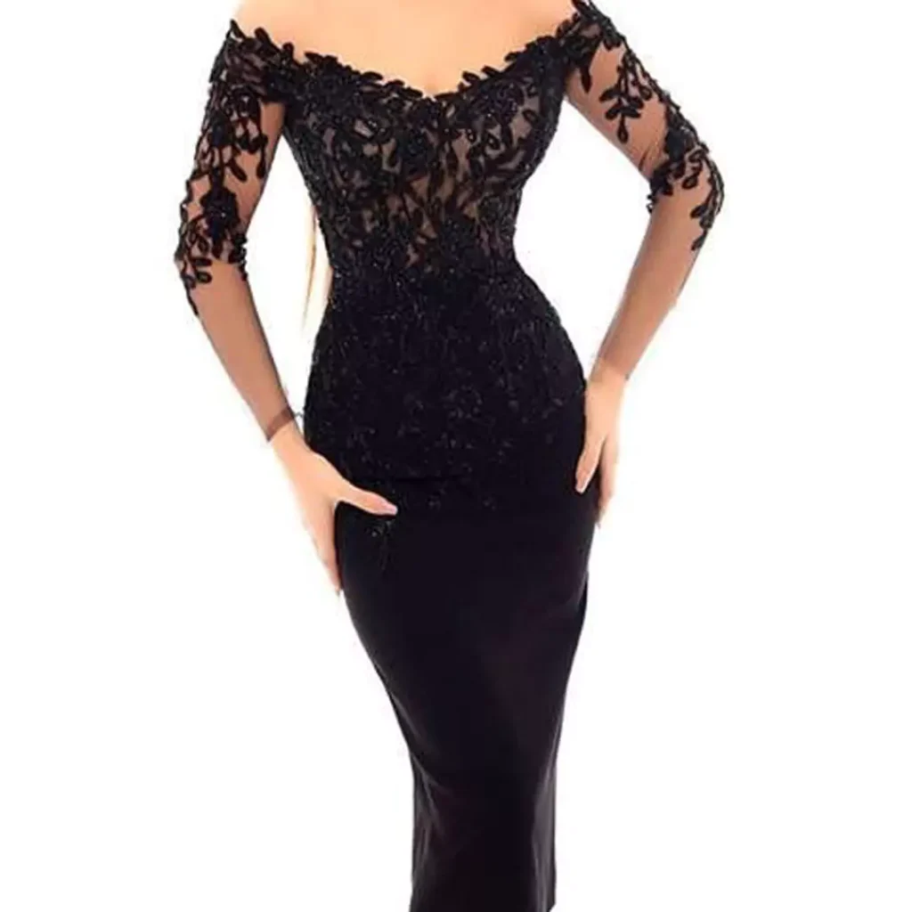 attire women's black dress