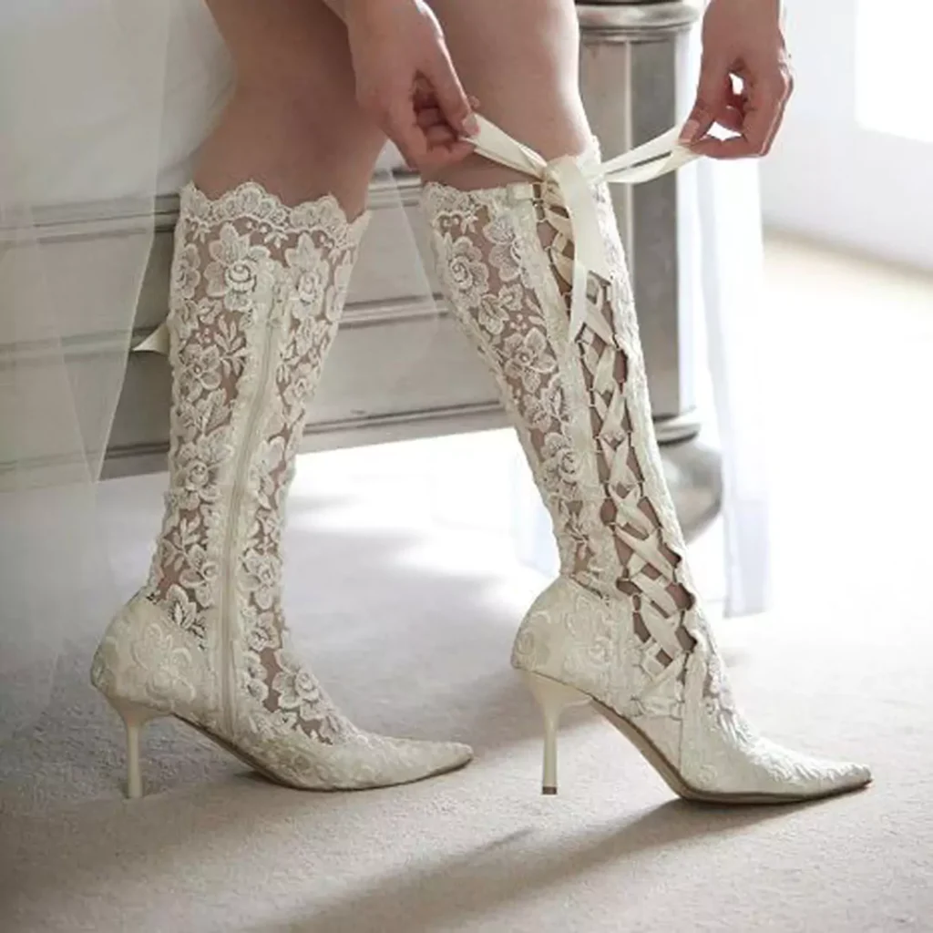 Attractive Bride High Heels