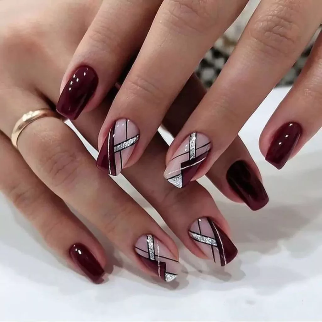 Sophisticated Geometric Nail Designs