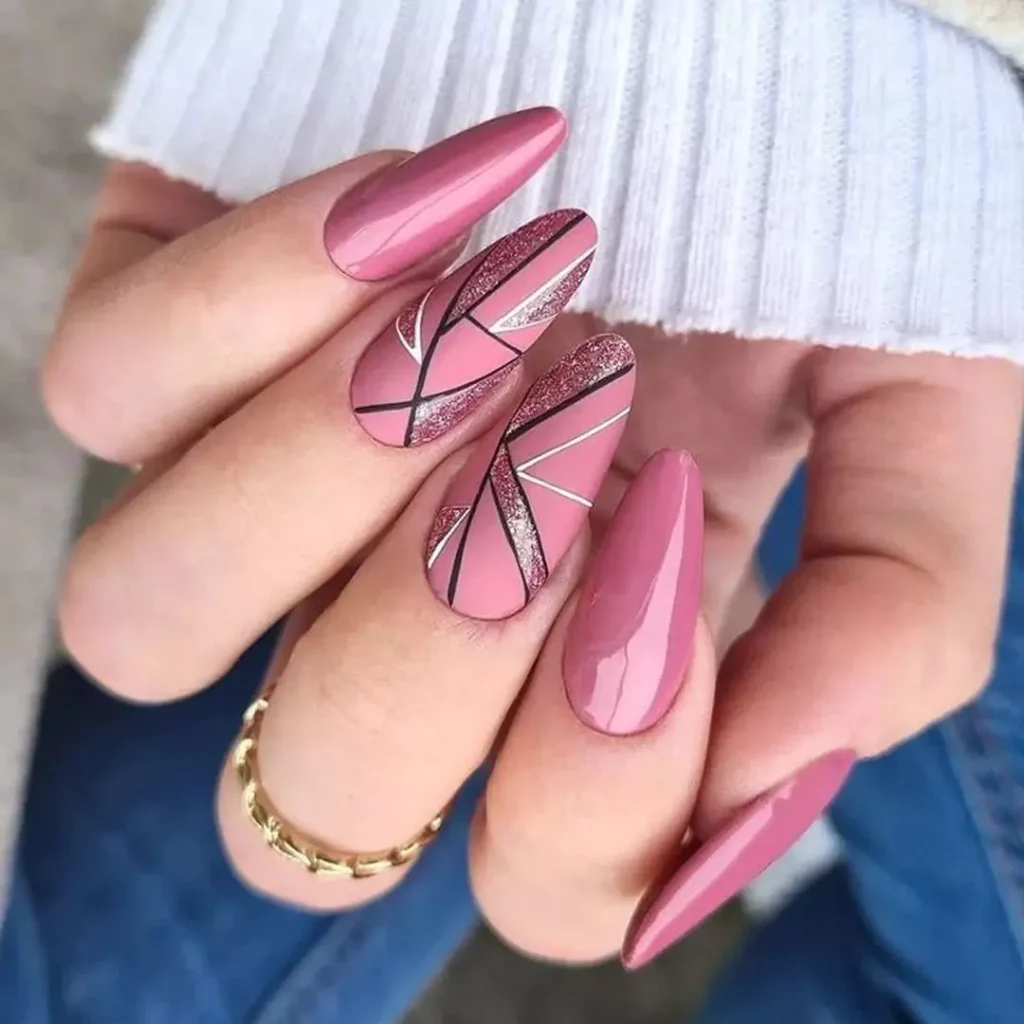 Chic Geometric Nail Designs