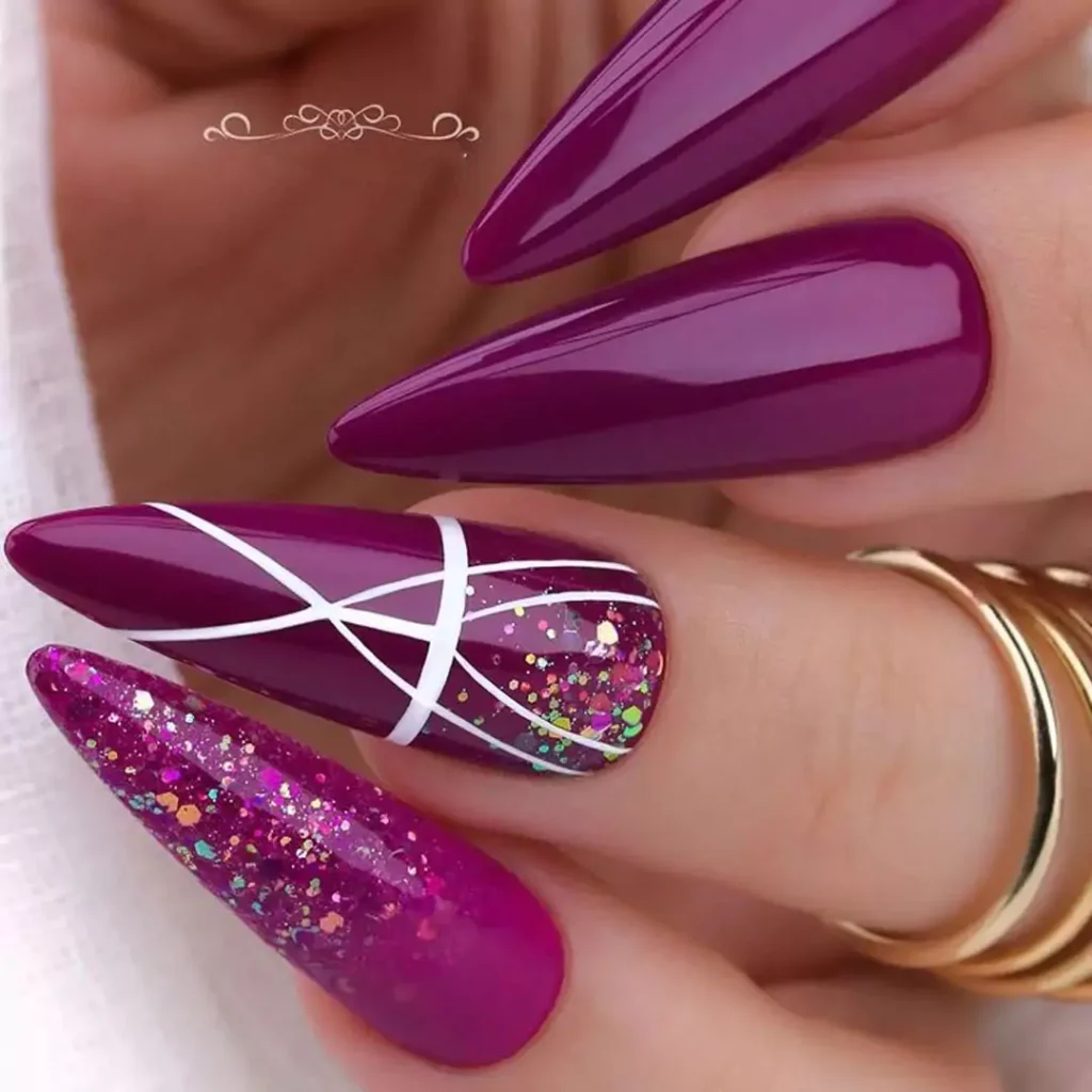 Elegant Geometric Nail Designs