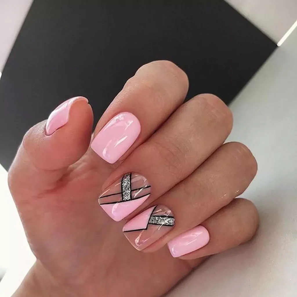 Unique Geometric Nail Designs