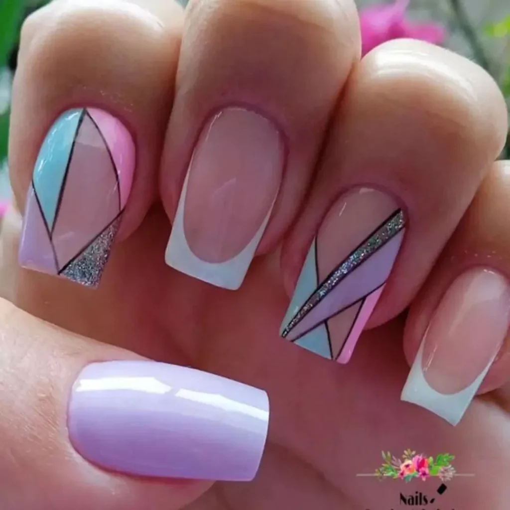 Stylish Geometric Nail Designs