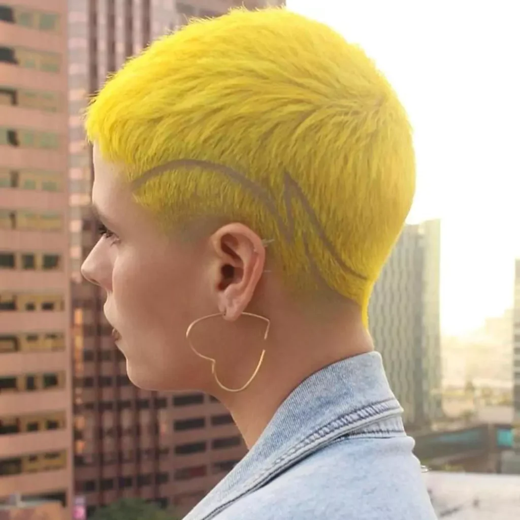 Yellow hair colors
