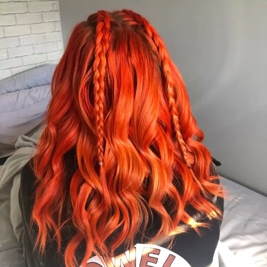 Natural Orange hair color 