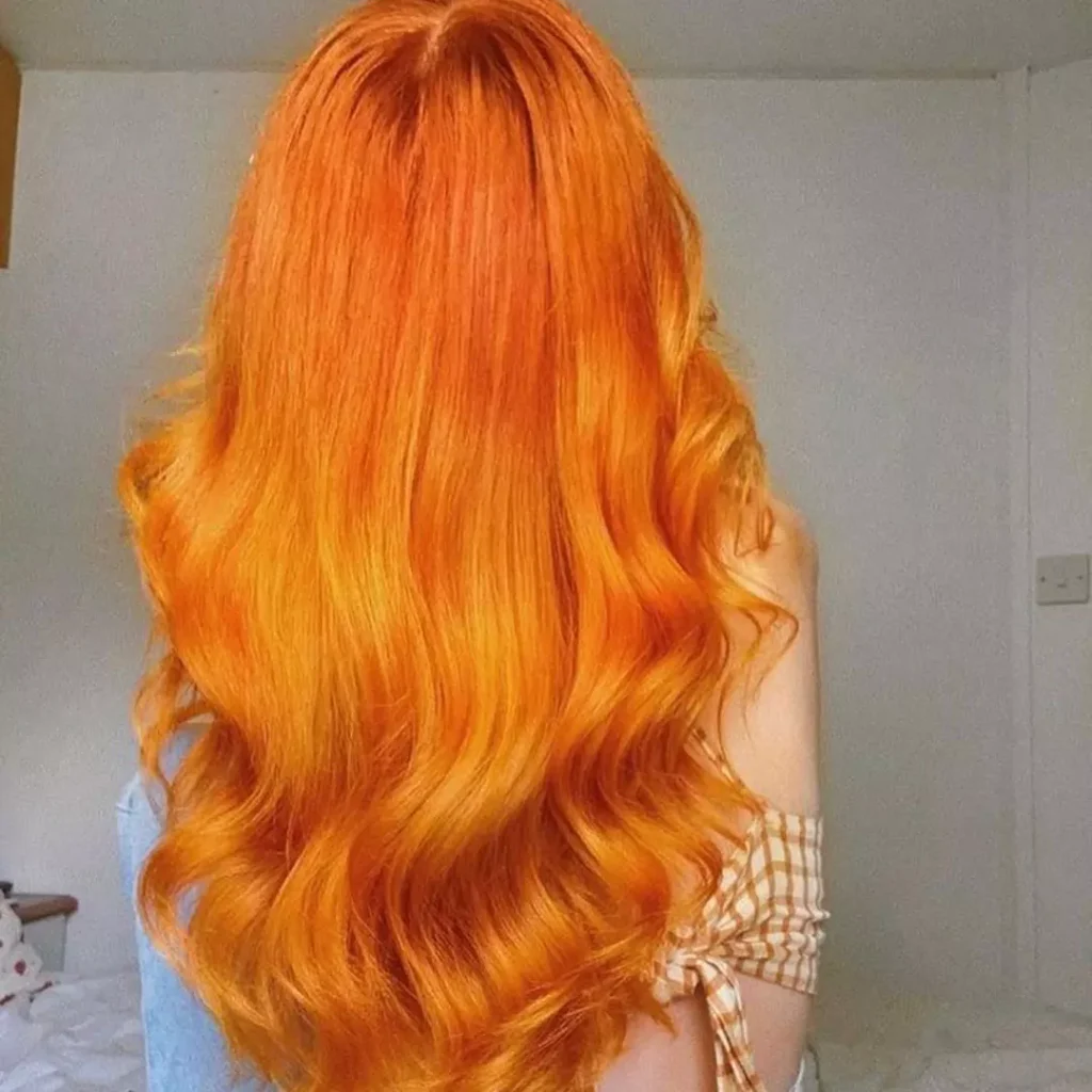 Versatile Orange hair color 