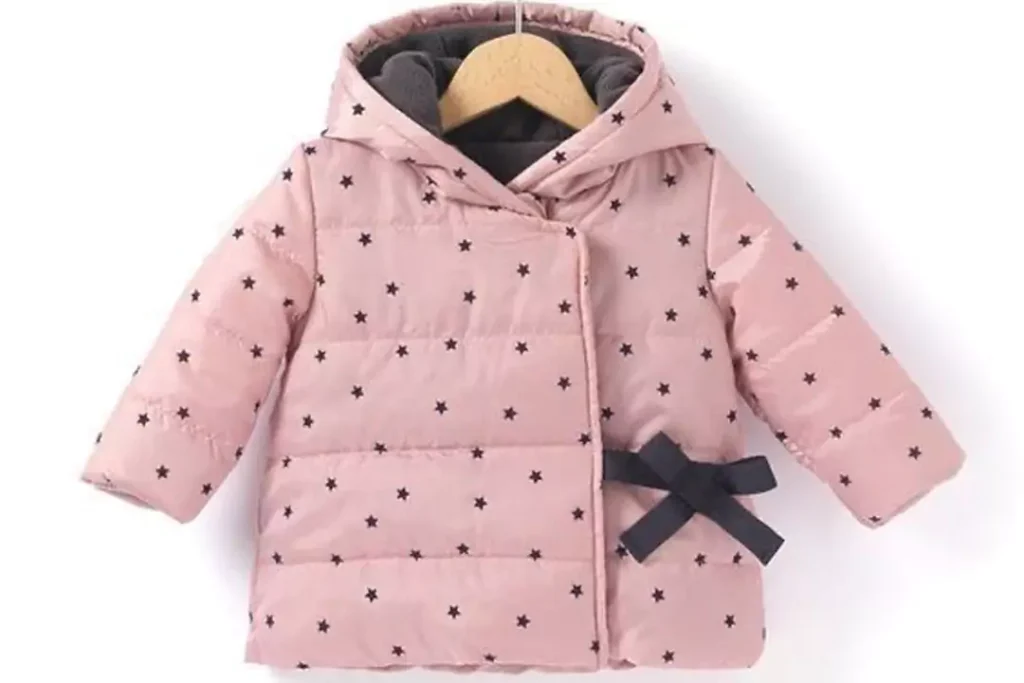 Polka dot girls' jacket