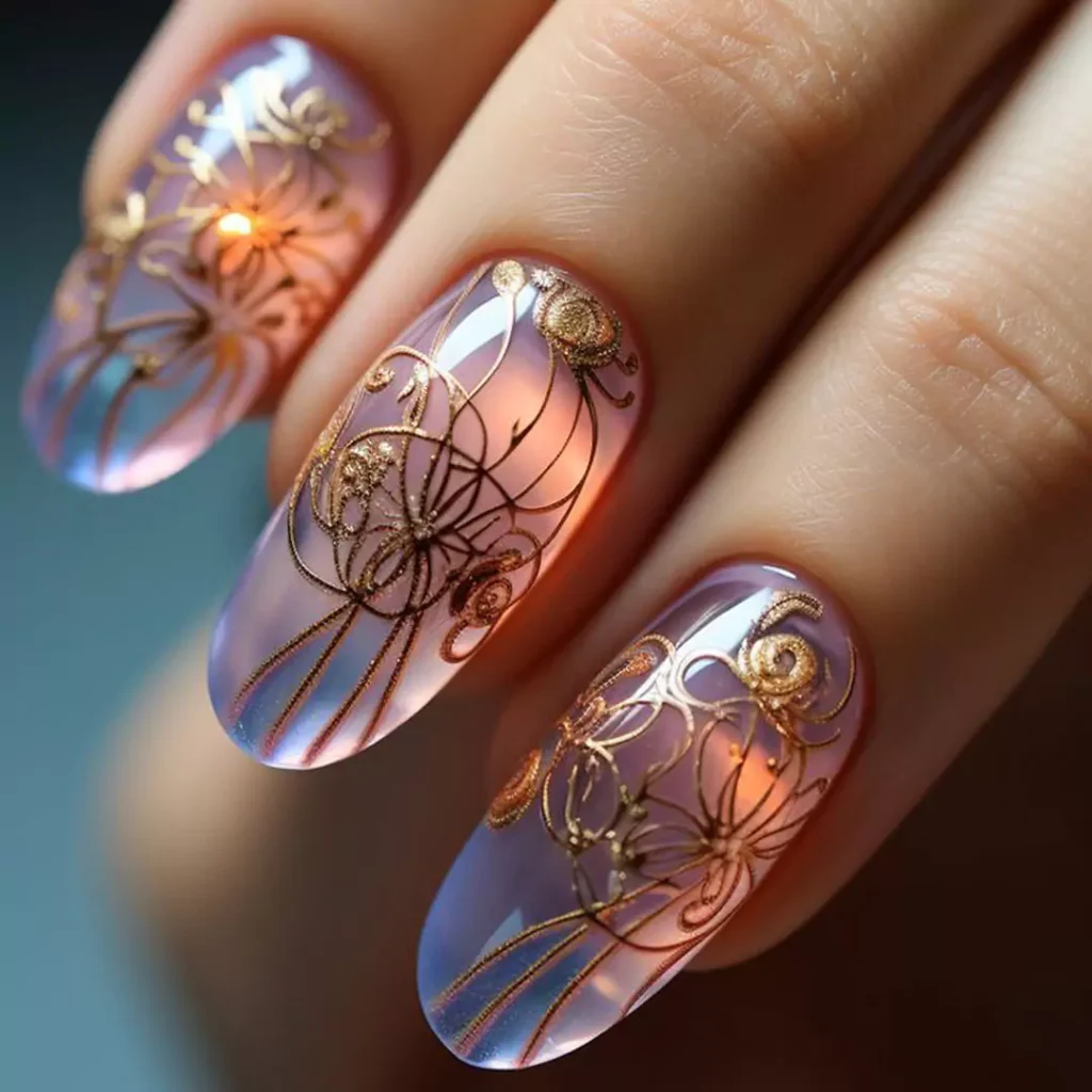 Chic Glass nail