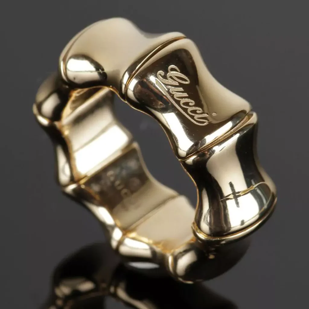 gucci men's gold ring