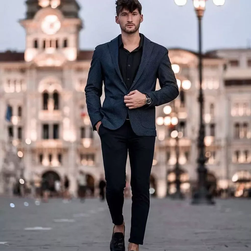 Casual men's suit 