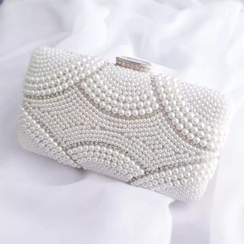 Chic bridal handbag