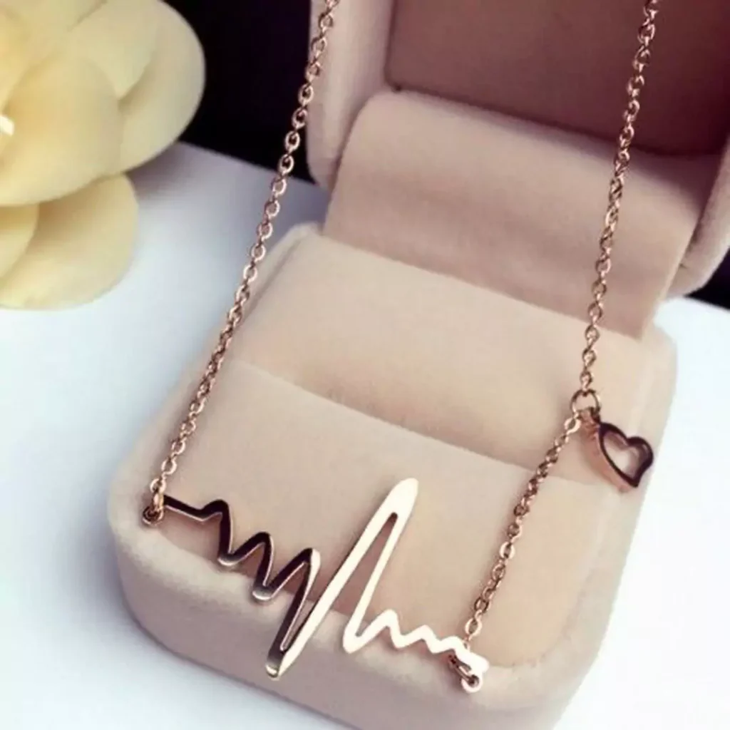 Deceptive heart rate necklaces