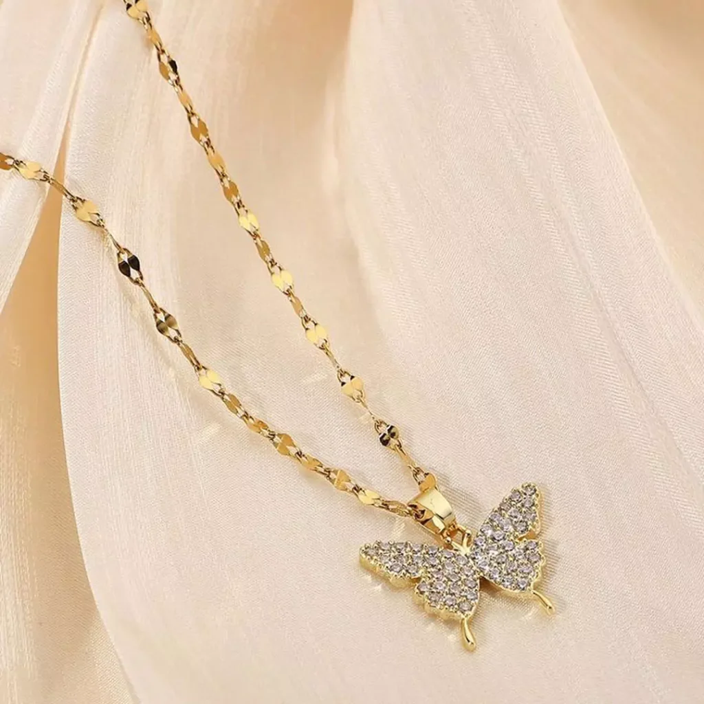 Beautiful and charming butterfly necklaces