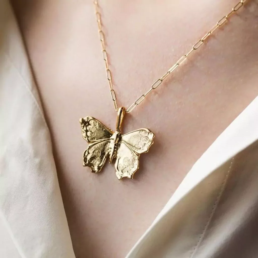 Stylish butterfly necklaces