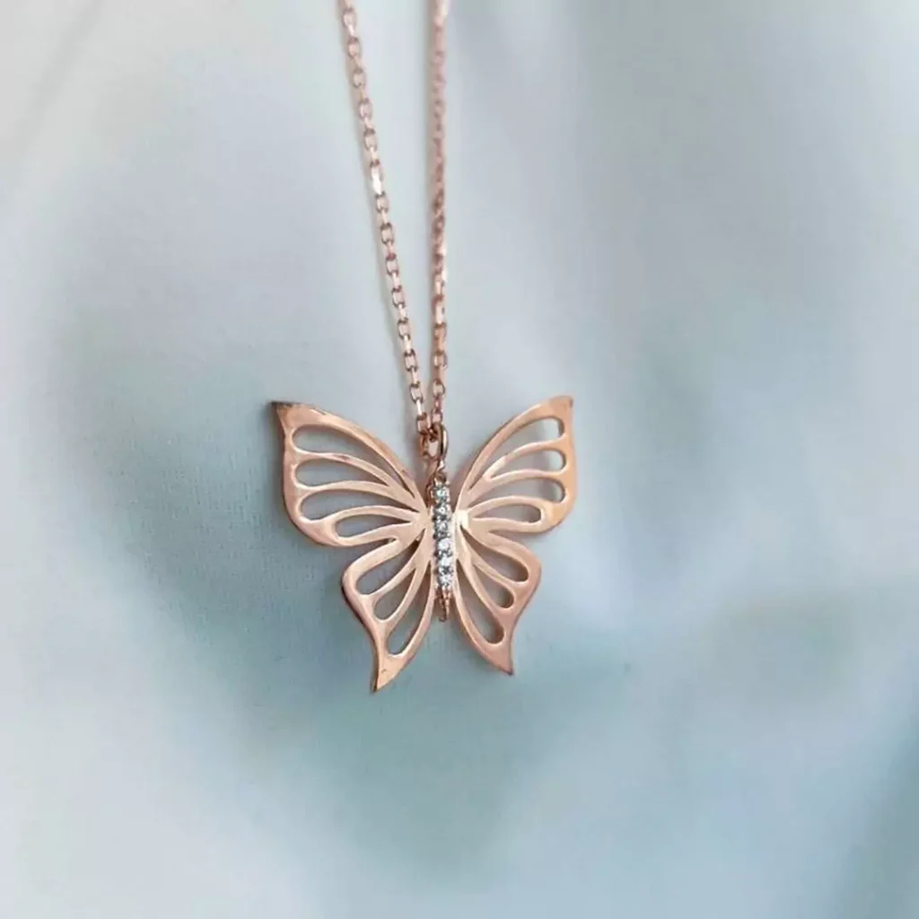 Deceptive butterfly necklaces