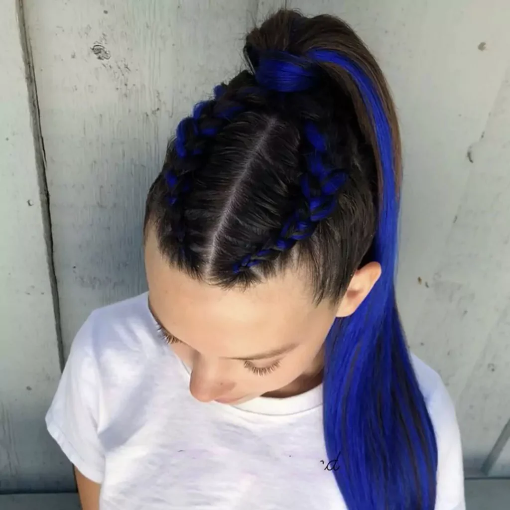 Blue Hair Texture
