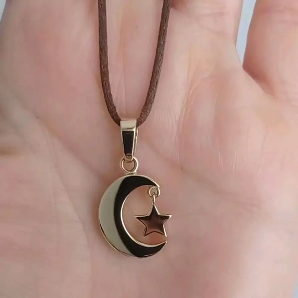 Special moon design necklaces