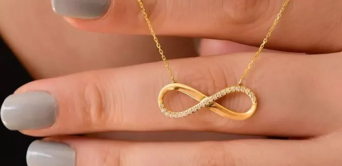 Beautiful infinite design necklaces