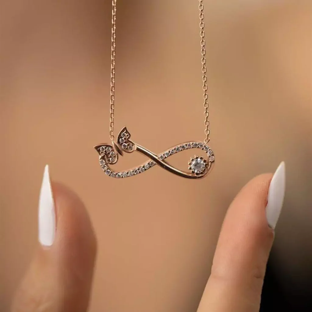 Stylish and special infinite design necklaces