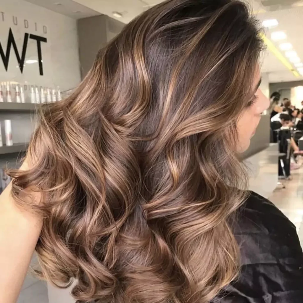 Natural Caramel brown hair color