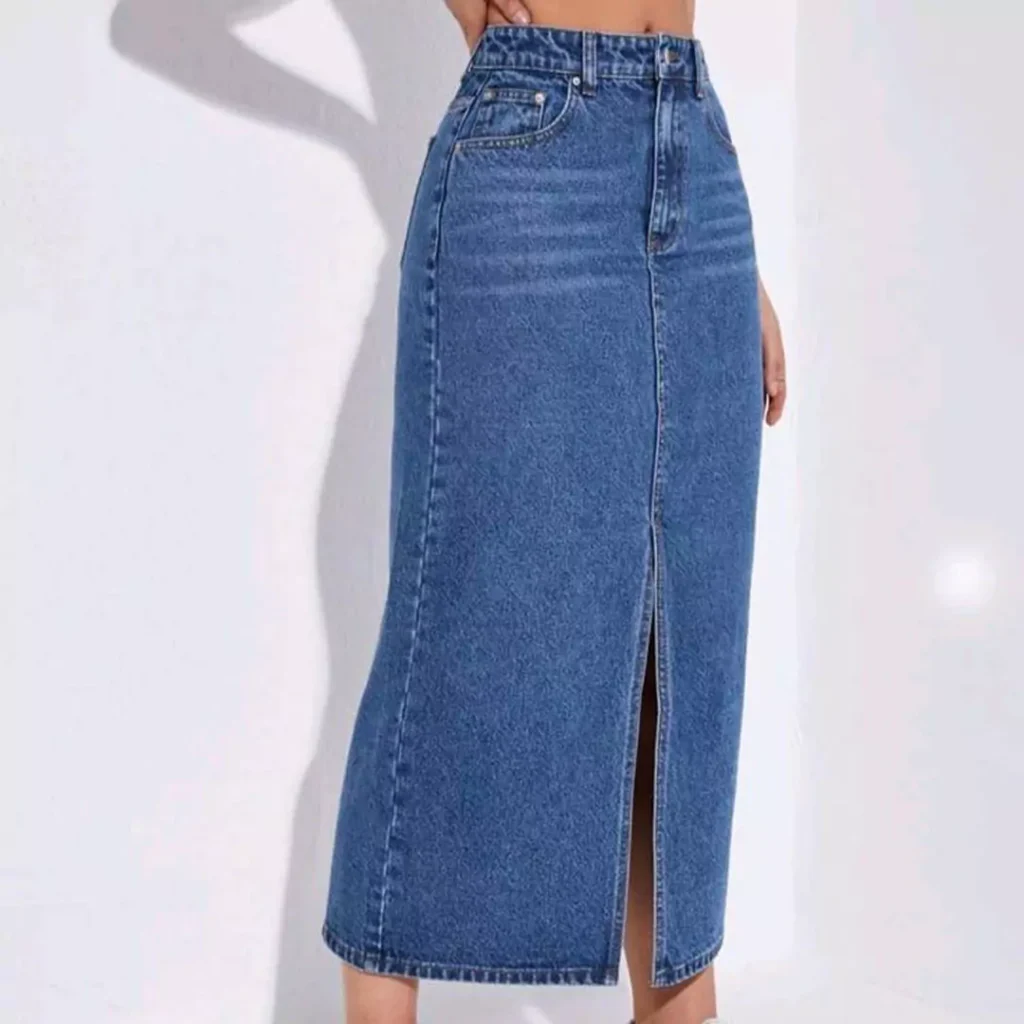 denim jean skirts