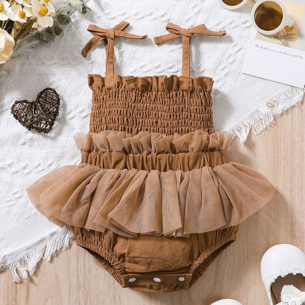 delicate  baby girl romper models