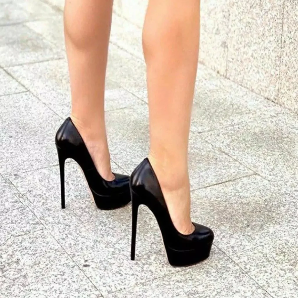 elegant black heels