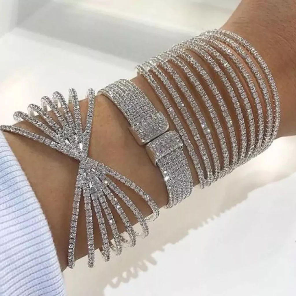 classy diamond bracelets