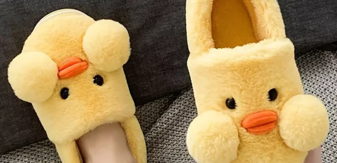 cute furry slippers for baby boys