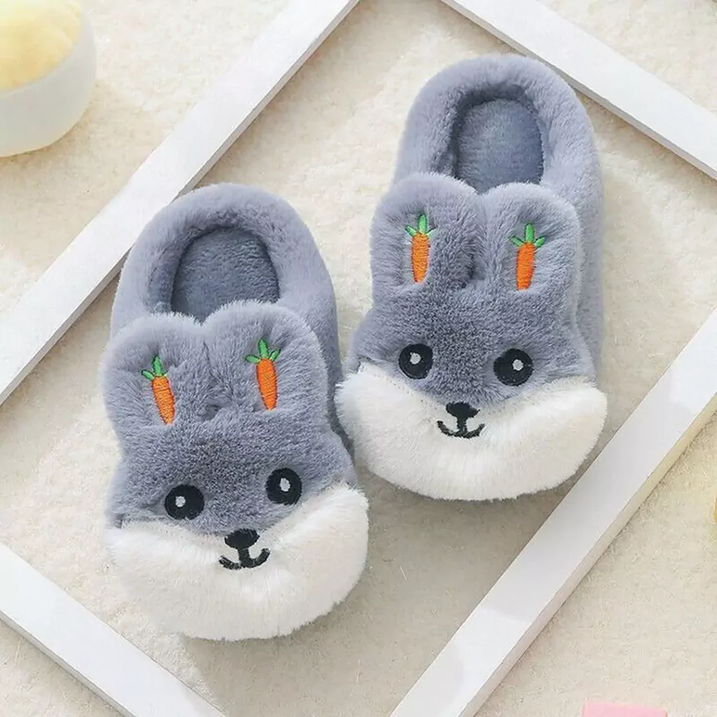 comfortable furry slippers for baby boys