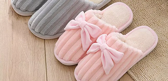 cozy furry slippers for women