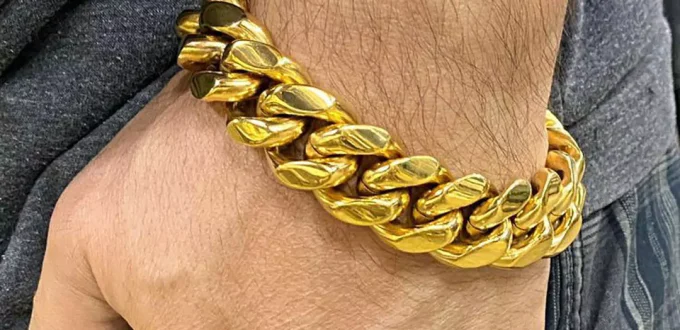 Cartier gold bracelet for men