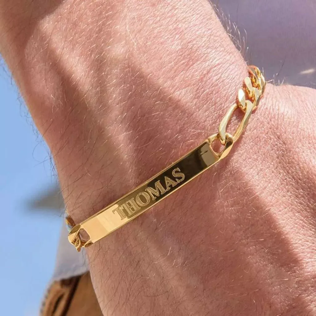 Thomas gold bracelet for men