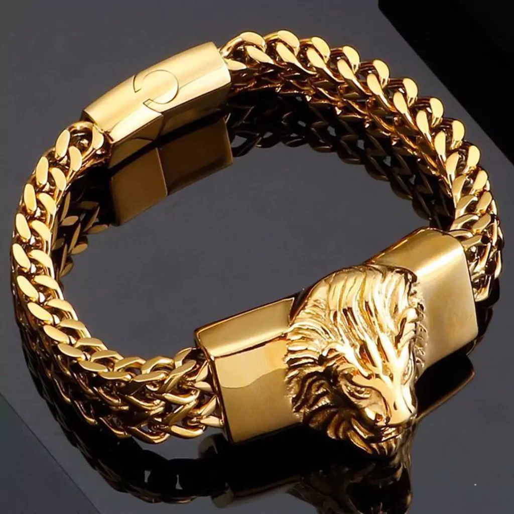 luxury gold bracelet for men