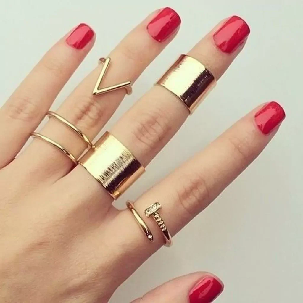 enchanting gold rings for women