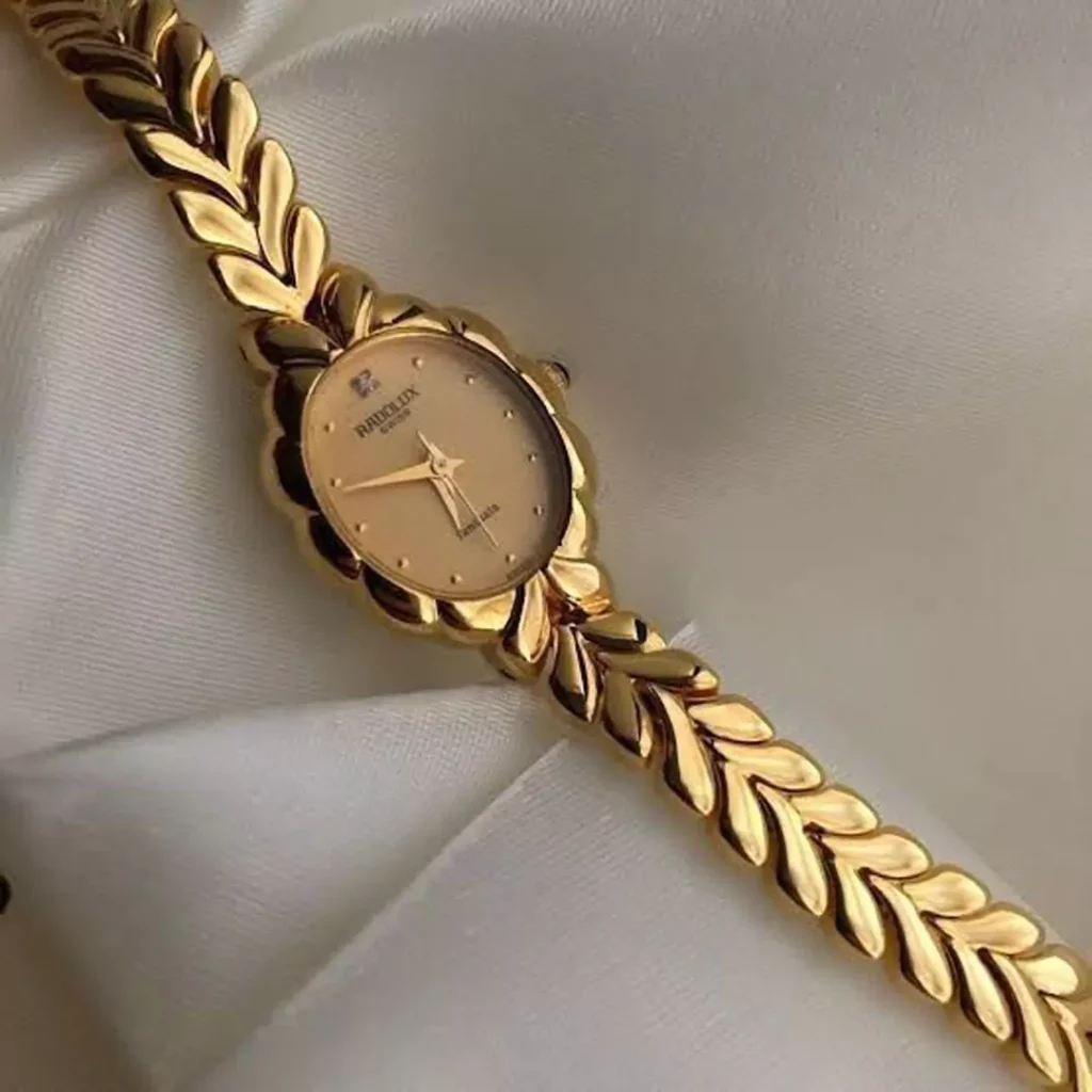 simple gold watches for women