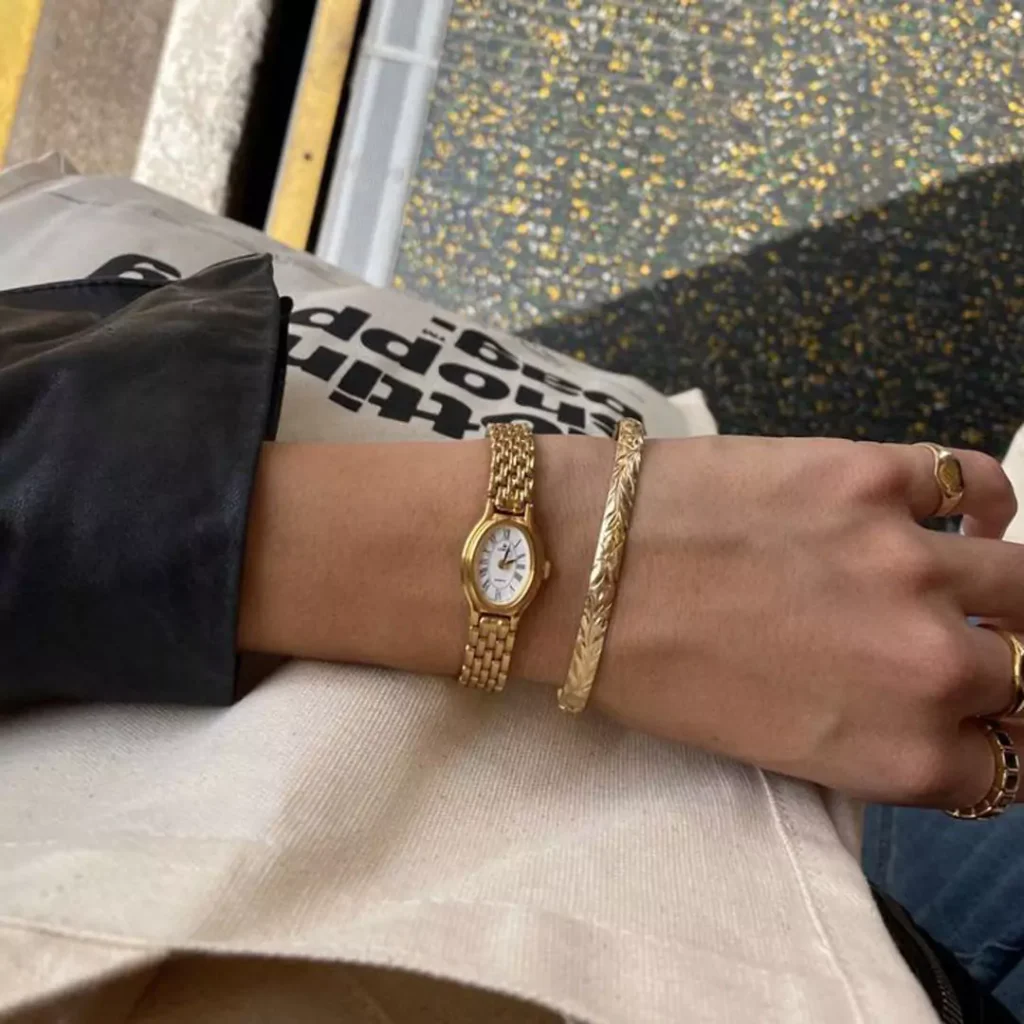 classy gold watches for women