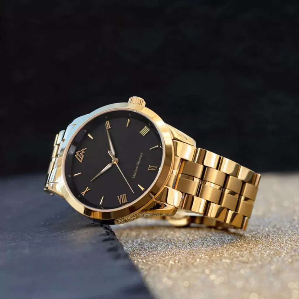 classy gold watches for men