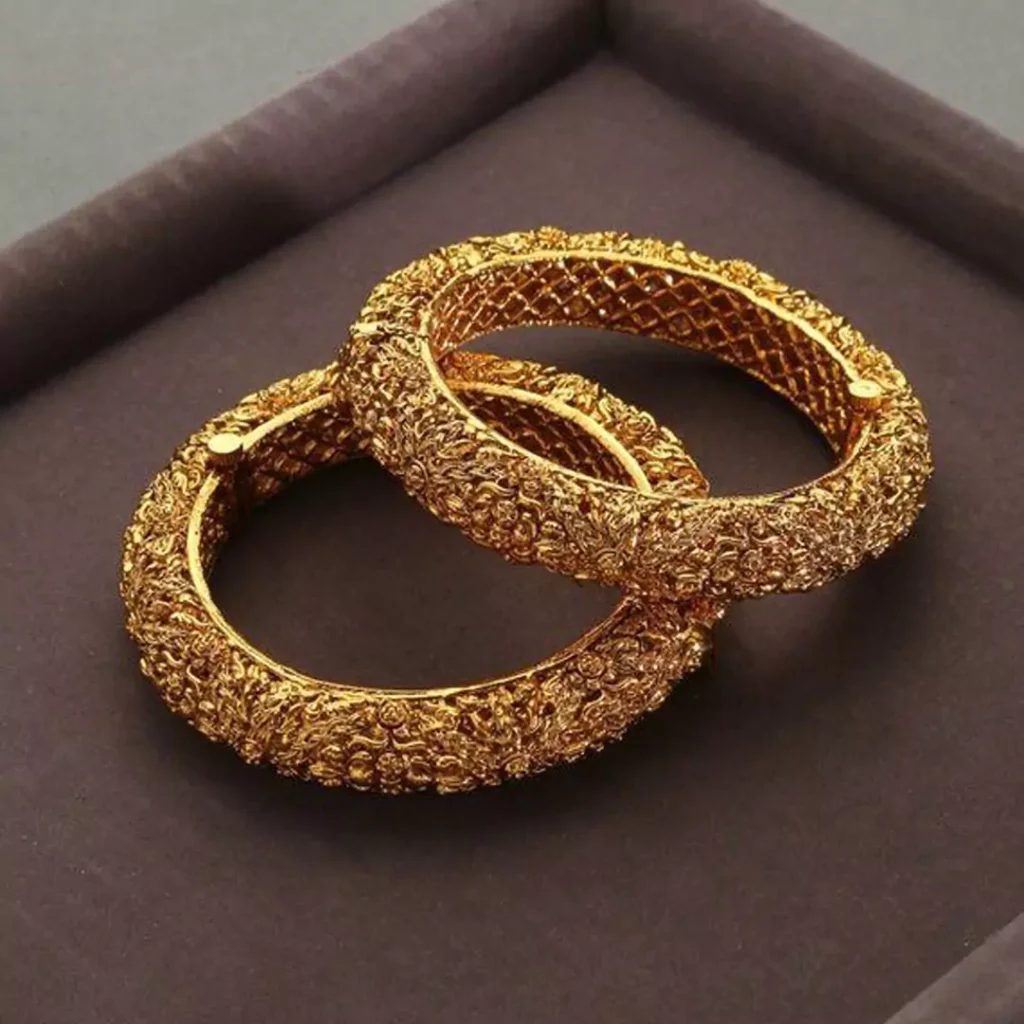 modern indian gold bangles