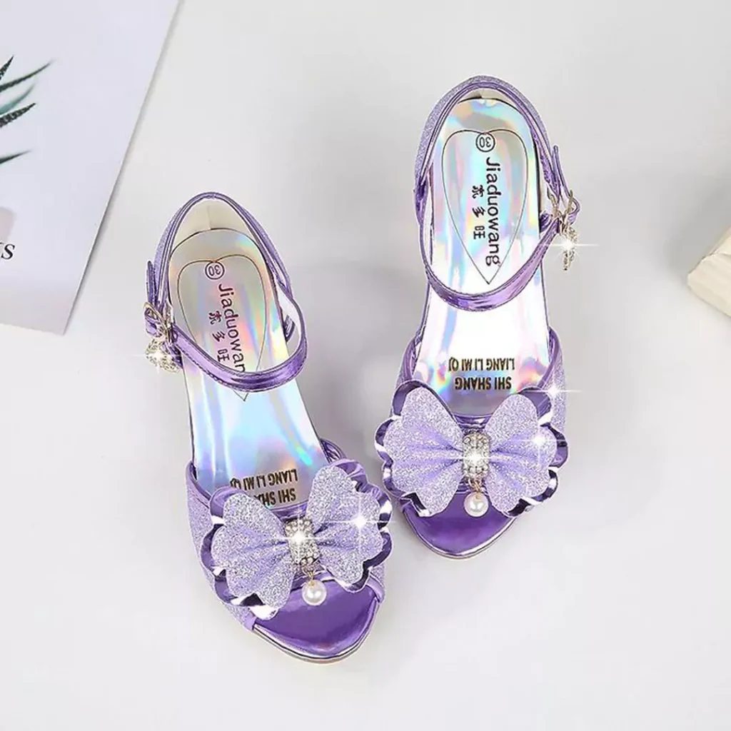 glamorous princess shoes for kids