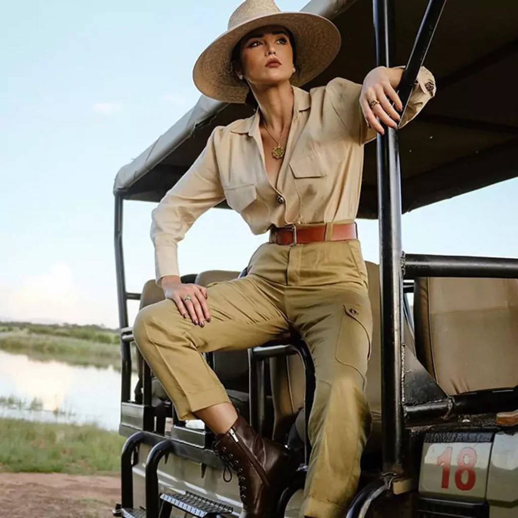 chic safari costume for women