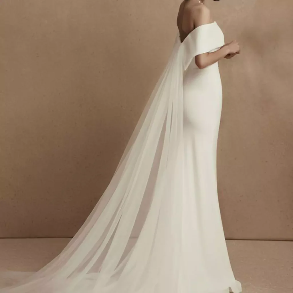 elegant simple wedding dress of 2024