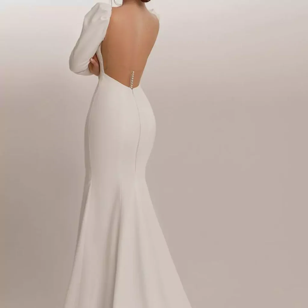 classy simple wedding dress of 2024