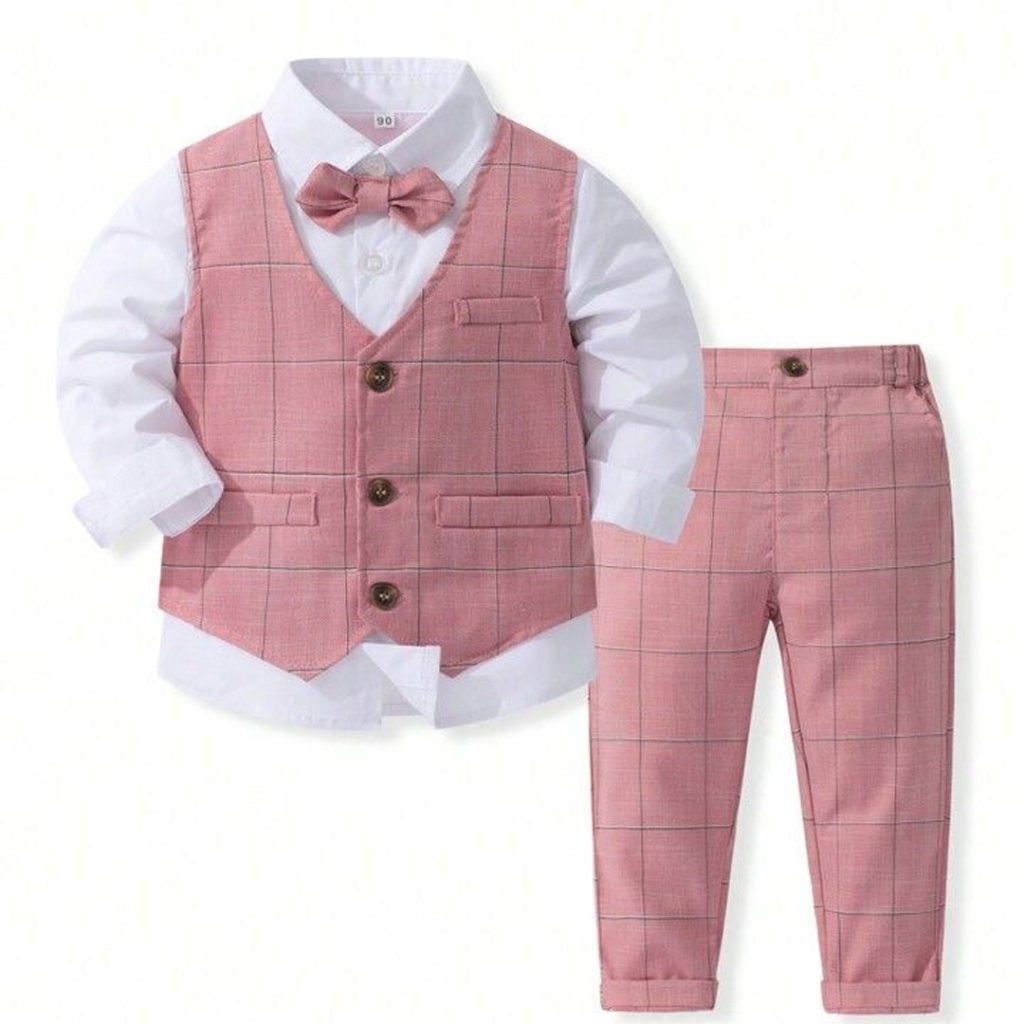 lovely baby boys pants vest