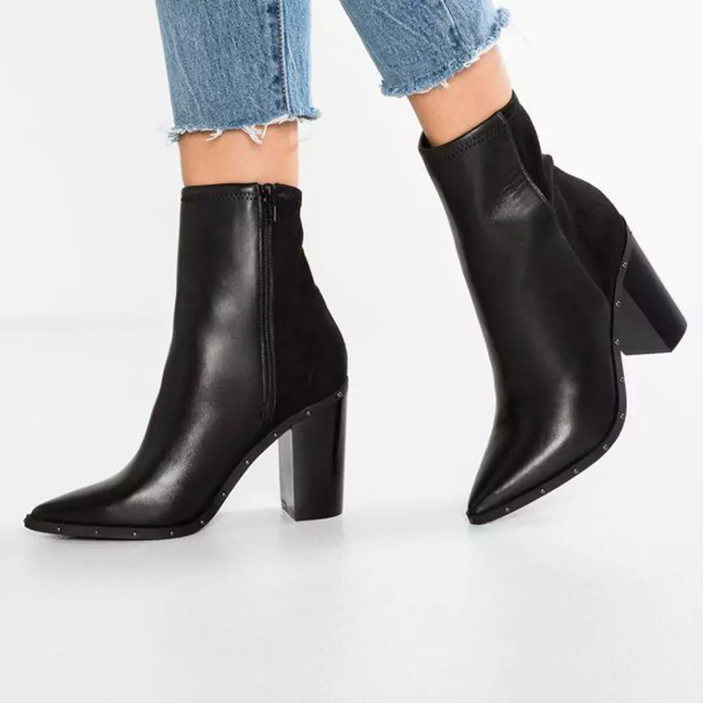 sleek short black boots for women 