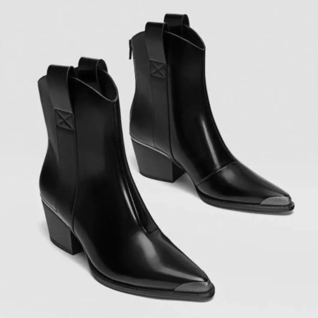 elegant short black boots for women 